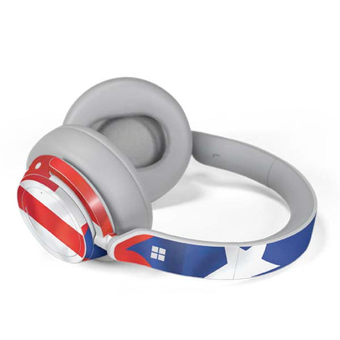Puerto Rico Flag Surface Headphones Skin